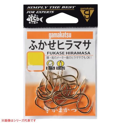 Gamakatsu 66703 Single Hook, Fluffy Hiramasa, No. 12, 16 Pieces