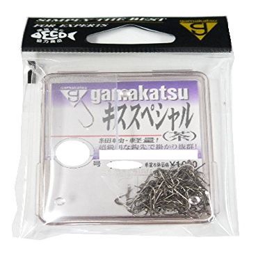 Gamakatsu 66821 Single Hook, The Box, Kiss Special, No. 5, 100 Pieces, Brown