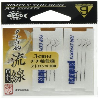 Gamakatsu Tetron Fishing Hook with Tetron Thread Streamline Harris Tetron #100 Fishing Hook