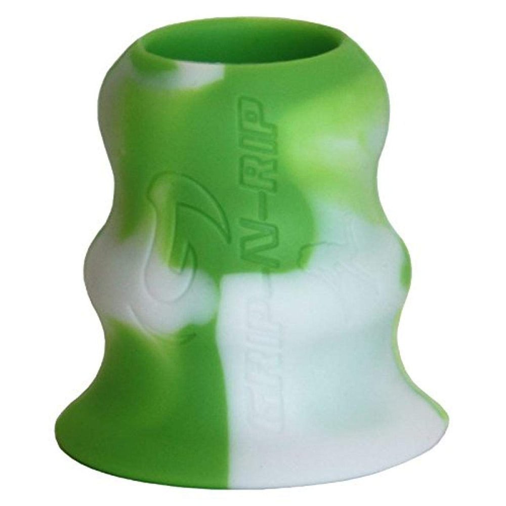 Grip-N-Rip II Softball Bat Taper Non-Slip Ergonomic Grip for Secure Hold Durable & Long-Lasting Easy Installation Fits Most Softball Bats Ideal for Enhanced Comfort & Performance (Green/White)