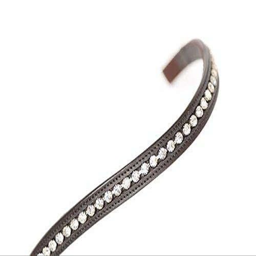 Shires Aviemore Large Diamante Browband (Havana, X-Full)