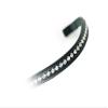 Shires Aviemore Large Diamante Browband (Black, X-Full) view 1