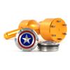 19th Hole Custom Shop 2 of 25g Deluxe Tour Style Weights for Scotty Cameron Putters + Wrench, America Shield (Gold) view 1