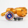 19th Hole Custom Shop 2 of 40g Deluxe Tour Style Weights for Scotty Cameron Putters + Wrench, America Shield (Gold) view 1