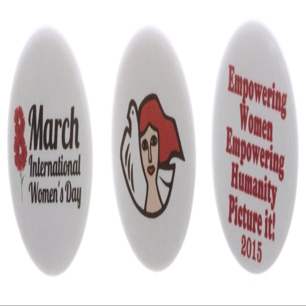 A&T Designs - Set 3 International Women's Day 2.25" Keychains March 8