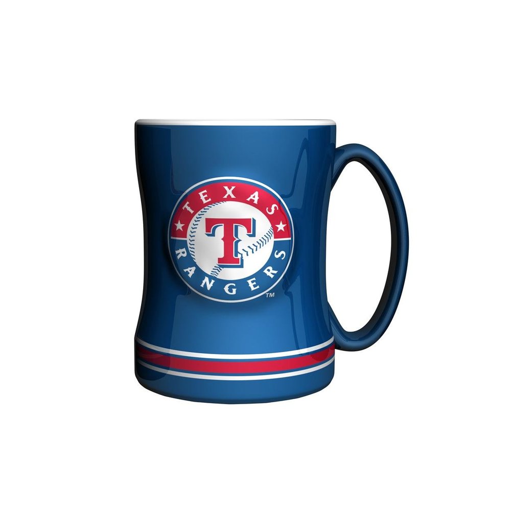 Boelter Boxed Relief Sculpted Mug - Texas Rangers