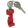 KlickFix Accessory Button red with Lock, Black, 27.5 x 2.10 inches. view 1
