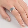Angel Wings Wholesale Biker Ring New .925 Sterling Silver Band Size 7 view 2