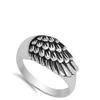 Angel Wings Wholesale Biker Ring New .925 Sterling Silver Band Size 7 view 3