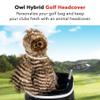 Daphne's Headcovers Owl Hybrid Headcover | Premium Hybrid and Fairway Wood Headcovers | Funny Golf Club Covers | Stylish Protection for Clubs | Men's Golf Gear | Hybrid Headcover for Men and Women view 2