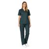 M&M SCRUBS Women Scrub Set Medical Scrub Top and Pants XS Hunter Green view 1