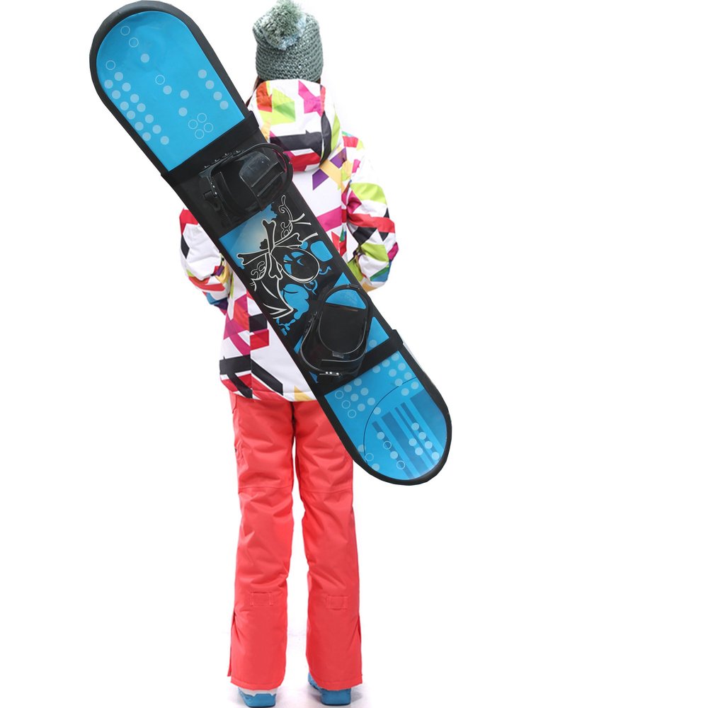 YYST Snowboard Shoulder Strap Snowboard Sleeve Snowboard Carry Strap Snowboard Sling Snowboard Carrier- Universal, Adjustalbe, Fits all Shapes of Snowboards!