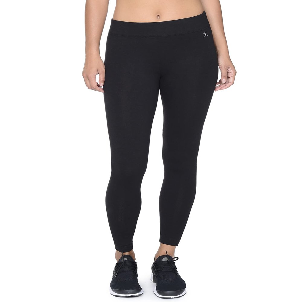 Danskin Women's Essentials Ankle Legging, Black, X-Small