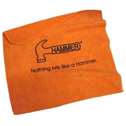 Hammer Bowling Microfiber Towel- Orange, Model: , Spoorting Goods Shop