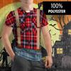 Old Glory Halloween Lumberjack Costume All Over Adult T-Shirt - Small view 3