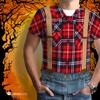 Old Glory Halloween Lumberjack Costume All Over Adult T-Shirt - Small view 4