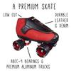 VNLA Junior Code Red Jam Skates for Men and Women - Indoor Unisex Roller Skates for Tricks and Jam Skating- Red/Black (Men 4 / Women 5) view 3