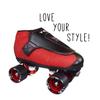VNLA Junior Code Red Jam Skates for Men and Women - Indoor Unisex Roller Skates for Tricks and Jam Skating- Red/Black (Men 6 / Women 7) view 4