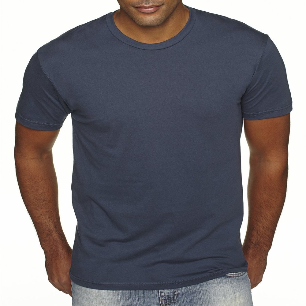 Next Level NL3600 100% Cotton Premium Fitted Short Sleeve Crew Indigo Large (3 Pack)
