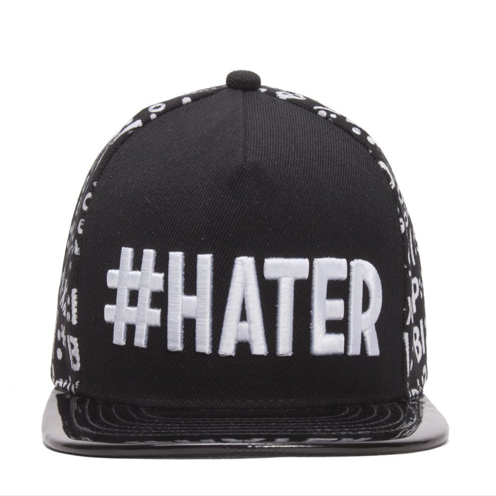 Gravity Threads #Hater Emoticon Polished Bill Snapback Black