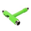 All in One Skate T/Y Tool Skateboard Tool, Multi-Function and Portable Skate Tool for Peny Borad and Longboard Screwdriver (Green T) view 2
