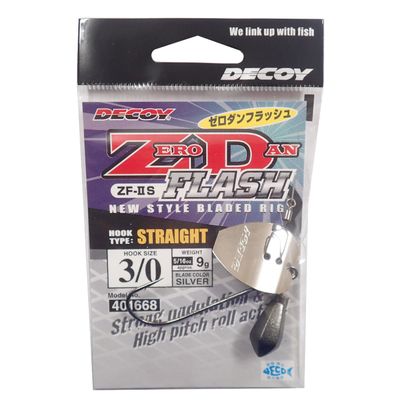 Decoy ZF-1S Zero Dan Flash straight Worm Hook Size 3/0 , 9 grams (1569)