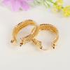 24k Real Gold Plated Men Jewelry Earring Women Jewelry Gift view 3