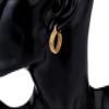 24k Real Gold Plated Men Jewelry Earring Women Jewelry Gift view 4