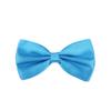 Kids Small Solid Color Adjustable Tuxedo Neck Bowtie Bow Tie, Light Blue view 1