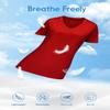 Opna Women's Short Sleeve Moisture Wicking Athletic Shirts Red view 4