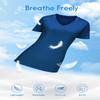 Opna Women's Short Sleeve Moisture Wicking Athletic Shirts Royal view 4