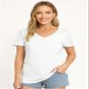 Opna Women's Short Sleeve Moisture Wicking Athletic Shirts White view 2