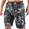 Kanu Surf Men's Barracuda Swim Trunks (Regular & Extended Sizes), Camo Black, Large view 1