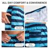 Kanu Surf Men's Riviera Swim Trunks (Regular & Extended Sizes), Troy Navy/Blue, X-Large view 3
