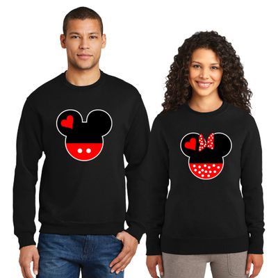 Natural Underwear Family Trip Couple Sweatshirt #1 Ears Magic Kingdom Family Vacation Men Women Sweatshirts Sweaters Black Men Medium