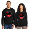 Natural Underwear Family Trip Couple Sweatshirt #1 Ears Magic Kingdom Family Vacation Men Women Sweatshirts Sweaters Black Men Medium view 1