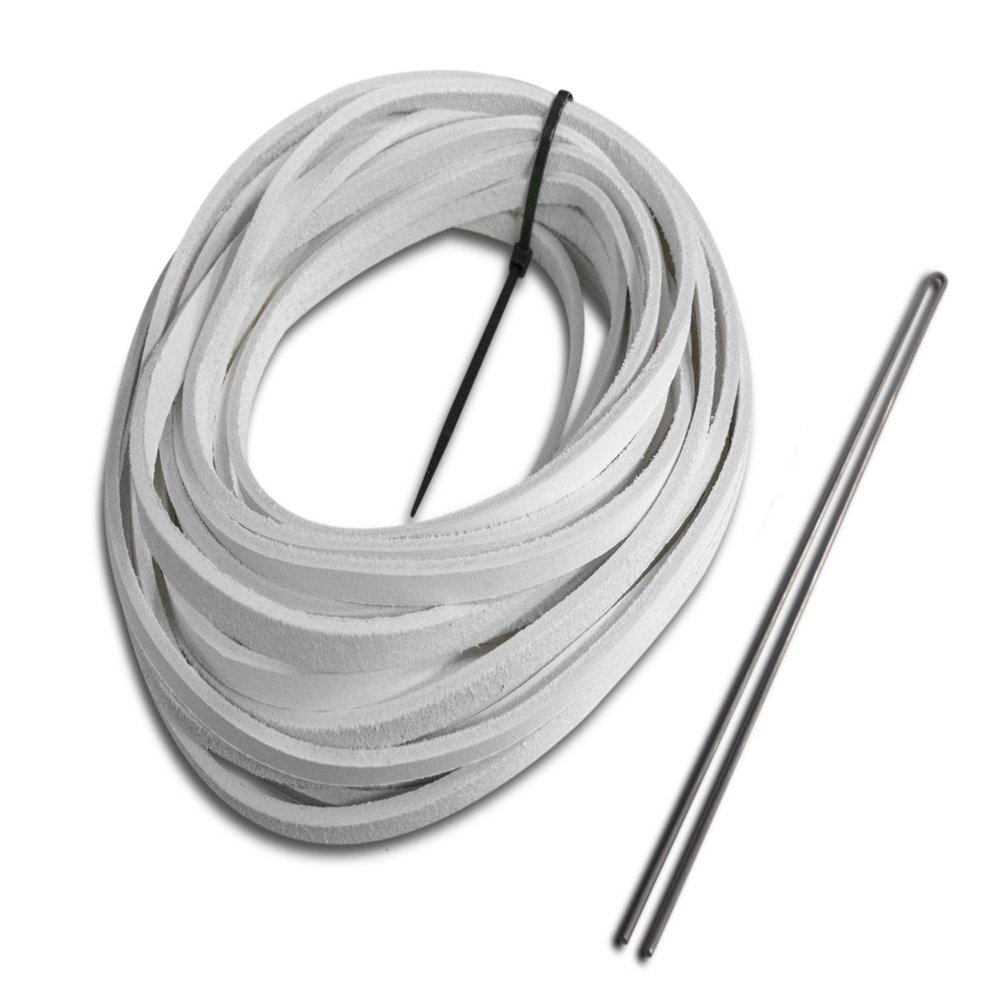Rawlings | Glove Re-Lace Pack | Baseball / Softball | Standard 3/16" X 72" Laces with Tool | White