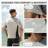 Kanu Surf Mens Swim Shirt with Short Sleeves  UPF 50+ Rash Guard for Men with Quick-Dry Fabric (4X) view 3