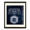 Bryant-Denny Stadium - University of Alabama Blueprint Style Print (Framed - Black, 18" x 24") view 1