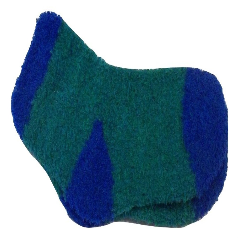 Snugadoo Too Super Soft Children's Socks (Emerald Green with Blue Heel-Toe) (4-6)