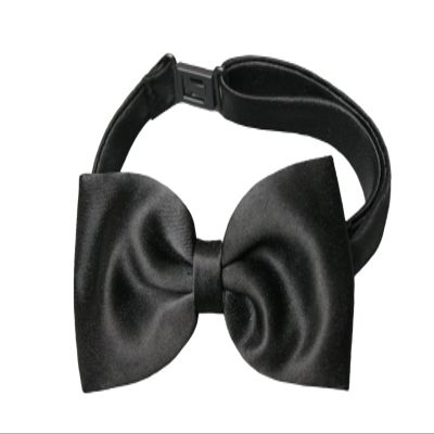 Baby Infant Toddler Kid Teen Boy Wedding Formal Satin Black Bow Tie S-20 (8-14:(8-14 years))