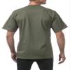 Pro Club Men's Heavyweight Cotton Short Sleeve Crew Neck T-Shirt, Olive, 3X-Large view 2