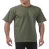 Pro Club Men's Heavyweight Cotton Short Sleeve Crew Neck T-Shirt, Olive, 3X-Large view 4
