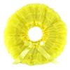 Wennikids Girl's Tutu Chiffon Petticoat Pettiskirt Set with Flower Hair Band Medium Yellow view 4