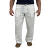short fin Men's Drawstring Linen Pants (US, Waist Inseam, 36, 30, Natural) view 1