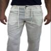 short fin Men's Drawstring Linen Pants (US, Waist Inseam, 36, 30, Natural) view 4