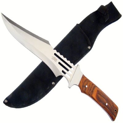 Frost Cutlery TDH242-155 Rail Ryder Bowie Fixed Full Tang Blade Knife + Sheath