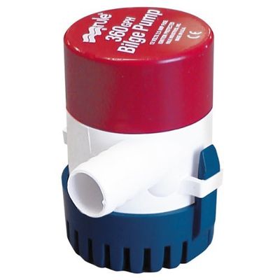 6 X Rule 24 Marine Rule 360 Marine Bilge Pump (360-GPH, 12-Volt)
