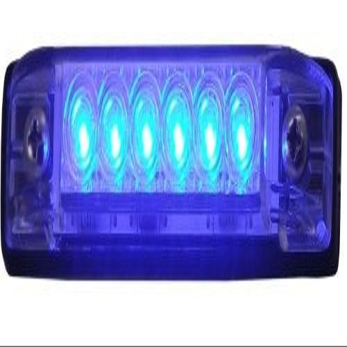 5 X TH Marine LED-51801-DP Slim Line Strip Light, 4-Inch, Blue