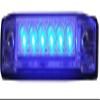 5 X TH Marine LED-51801-DP Slim Line Strip Light, 4-Inch, Blue view 1